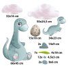 Samolepka na zeď – pohádkoví dinosauři