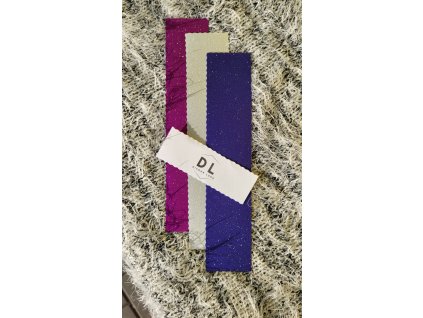 Set 3 ks extra třpytivých záložek