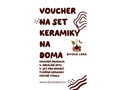 Voucher na Set keramiky na doma