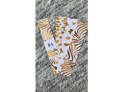 Set 3 ks - záložky bílá divočina