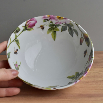 Porcelánová miska 650 ml - Růže