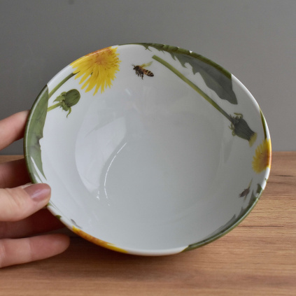 Porcelánová miska 650 ml - Pampeliška