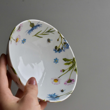 Porcelánová miska 650 ml - Chrpa a sedmikráska