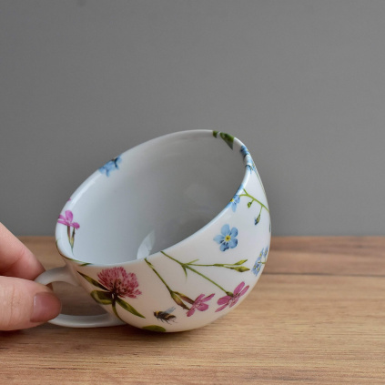Porcelánový šálek 240 ml - Luční kvítí