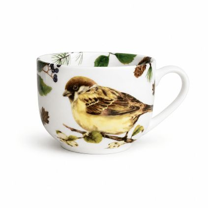 Porcelánový MAXI hrnek 650 ml - Vrabec