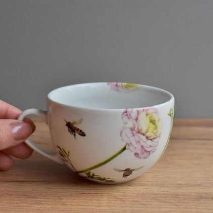 Porcelánový šálek 240 ml - Pryskyřník