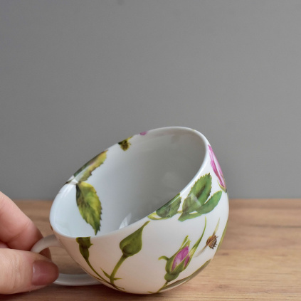 Porcelánový šálek 240 ml - Růže