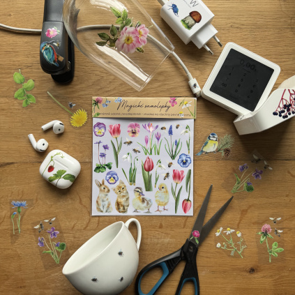 Magické samolepky - Jaro