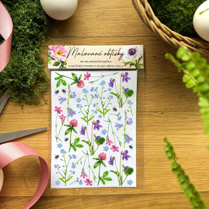 Obtisky - Luční květy