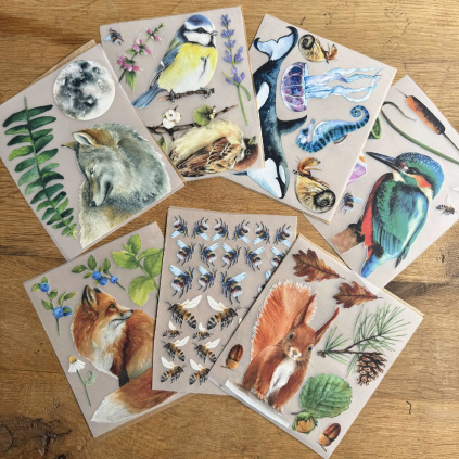 Sada nažehlovaček - Zvířata