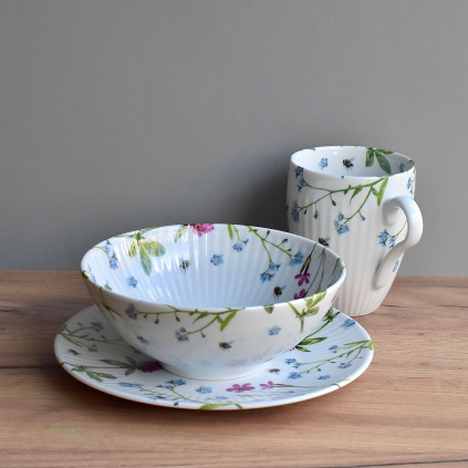 Snídaňová sada - Luční květy