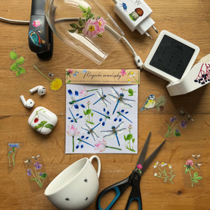 Magické samolepky - Vážky