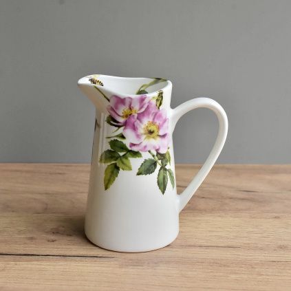 Porcelánová konvička na mléko  - Růže