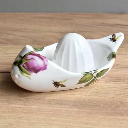 Porcelánový lis na citron  - Růže