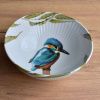 Porcelánová žebrovaná miska 650 ml - Ledňáček