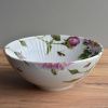 Porcelánová žebrovaná miska 650 ml - Růže