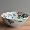 Porcelánová žebrovaná miska 650 ml - Růže