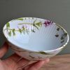 Porcelánová žebrovaná miska 650 ml - Bylinky