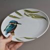 Porcelánový talíř 20,5 cm - Ledňáček