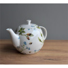 Porcelánová čajová konvice 1000 ml - Růže a pomněnky
