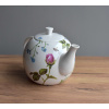 Porcelánová čajová konvice 1000 ml - Růže a pomněnky