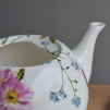 Porcelánová čajová konvice 1000 ml - Růže a pomněnky