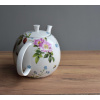 Porcelánová čajová konvice 1000 ml - Růže a pomněnky