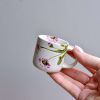 Keramický MATNÝ mini hrnek 70 ml- Sedmikráska