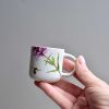 Keramický MATNÝ mini hrnek 70 ml - Kyprej vrbice