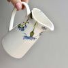 Porcelánová konvička na mléko  - Chrpa a pomněnky