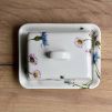 Porcelánová máslenka  - Chrpa a sedmikrásky