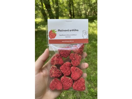 Malinová srdíčka