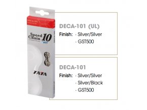 Řetěz Taya DECA-101(UL)Silver/Silver