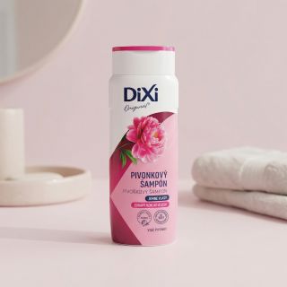 🌸 Valentín vo vlasoch 🌸 Doprajte svojim vlasom jemnosť, lesk a romantickú vôňu pivoniek vďaka šampónu DiXi Pivonkový 💕 💗...