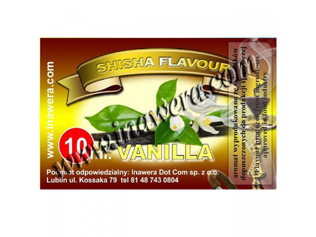 INW SHISHA TYPE VANILLA / Vodní dýmka vanilka