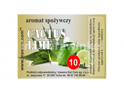 INW CACTUS - LIME / Kaktus a limeta
