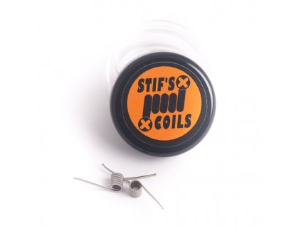 Stifs Coils Stifs MTL Micro Fused Clapton SS316L 0,52ohm předmotané spirálky