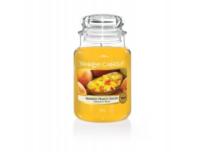 Vonná sviečka Yankee Candle v sklenenej dóze Mango Peach Salsa 623g