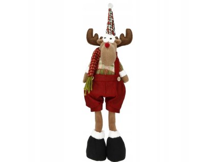 Vianočný Sob červenej farby 45cm