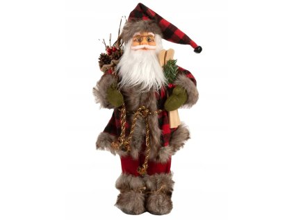 Dekorácia Santa Claus s batohom