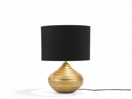 Stolná lampa čiernej a zlatej farby, 45cm 1