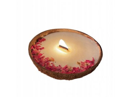 Sójová sviečka v kokosovej škrupine Prosecco O'clock, 300ml 1