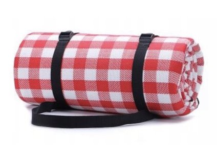 Pikniková deka károvaná v 2 farbách 200x150