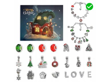 Adventný kalendár so šperkami