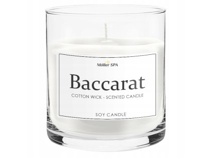 Sójová sviečka s vôňou parfému Möller SPA Caccarat 400g