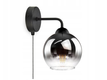 Nástenná lampa Luxolar čierna