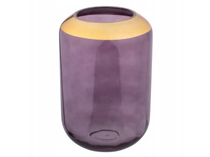 Váza na kvety Altom Design AURORA GOLD fialová