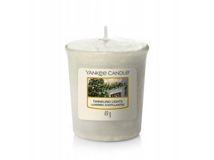 Vianočná sviečka Yankee Candle - Twinkling Lights 49g