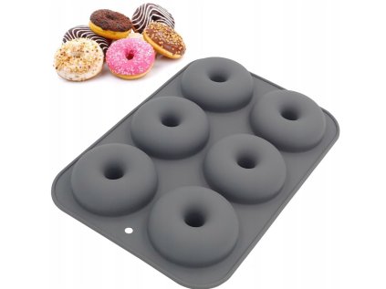 Forma na donutky Brunbeste šedá