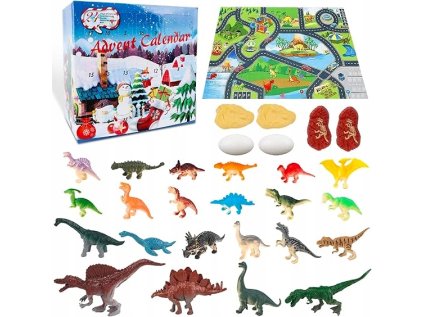 Adventný kalendár pre deti s DINOSAURAMI